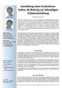 Gestaltung einer Evaluationskultur als Beitrag zur lebendigen Schulentwicklung