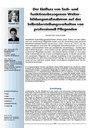 Der Einfluss von fachund funktionsbezogenen Weiterbildungsmaßnahmen auf das Selbstdarstellungsverhalten von professionell Pflegenden
