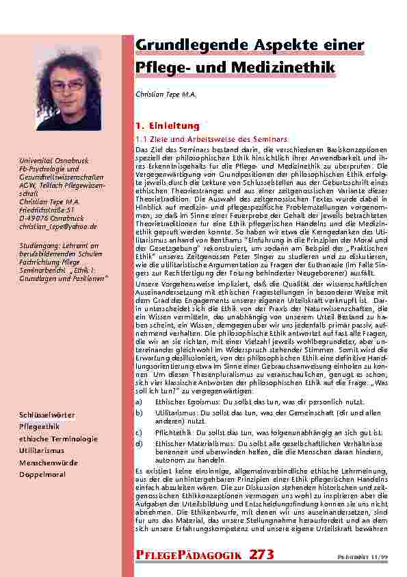 [doc_201026] Grundlegende Aspekte einer Pflegeund Medizinethik