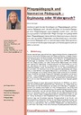 Pflegepädagogik und Normative Pädagogik – Ergänzung oder Widerspruch?