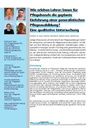 Wie erleben Lehrer/innen für Pflegeberufe die geplante Einführung einer generalistischen Pflegeausbildung? Eine qualitative Untersuchung