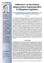 Indikatoren zur Beurteilungpflegesensitiver Ergebnisqualitätin Pflegeheimvergleichen