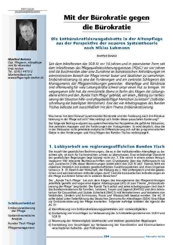 [doc_200468] Mit der Bürokratie gegen die Bürokratie