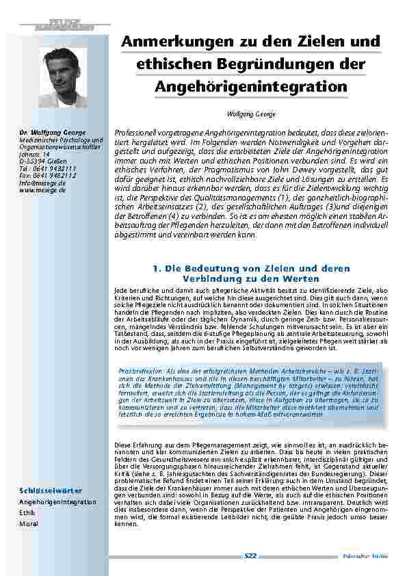 [doc_200447] Anmerkungen zu den Zielen undethischen Begründungen derAngehörigenintegration