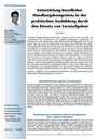Entwicklung beruflicherHandlungskompetenz in derpraktischen Ausbildung durchden Einsatz von Lernaufgaben