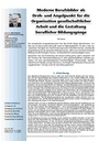 Moderne Berufsbilder als Drehund Angelpunkt für die Organisation gesellschaftlicher Arbeit und die Gestaltung beruflicher Bildungsgänge