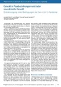 Gewalt in Paarbeziehungen und/oder sexualisierte Gewalt - Erstversorgung unter Bedingungen der Sars-CoV-2-Pandemie