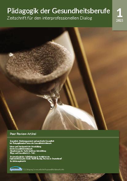 [doc_324287] Pädagogik der Gesundheitsberufe 1-2025
