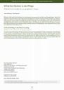 Kritisches Denken in der Pflege. Wandel von reaktiver zu proaktiver Praxis.