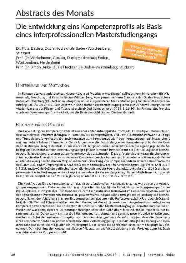 [doc_202064] Abstracts des Monats