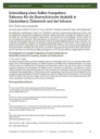 Entwicklung eines Rollen-Kompetenz- Rahmens für die Biomedizinische Analytik in Deutschland, Österreich und der Schweiz. Ein Diskussionspapier