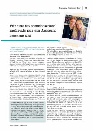 [doc_570042] Für uns ist somehowdeaf mehr als nur ein Account Leben mit NF2