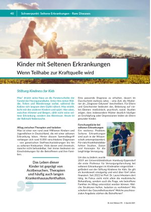 [doc_570033] Kinder mit Seltenen Erkrankungen Wenn Teilhabe zur Kraftquelle wird