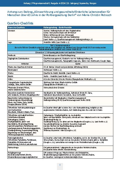 [doc_319733] Anhang zum Beitrag „Klimaerhitzung und gesundheitsförderliche Lebenswelten für Menschen über 65 Jahre in der Rollbergsiedlung Berlin"