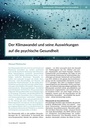 Der Klimawandel und seine Auswirkungen auf die psychische Gesundheit
