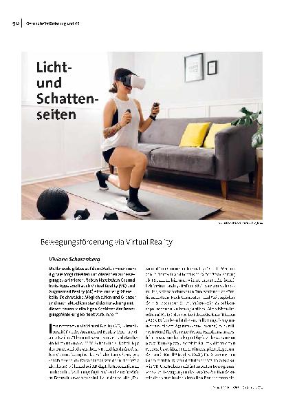 [doc_318291] Lichtund Schattenseiten der Bewegungsförderung via Virtual Reality