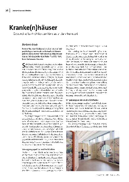 [doc_318286] Krankenhäuser Gesundheits-Architektur für das 21. Jahrhundert