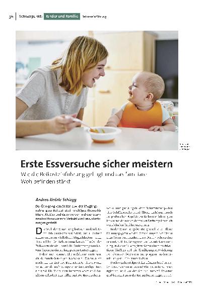 [doc_315558] Erste Essversuche sicher meistern: Wie die Beikosteinführung gelingt und das familiäre Wohlbefinden stärkt.