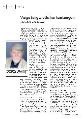 [doc_306879] Vergütung ärztlicher Leistungen – Mythen und Fakten
