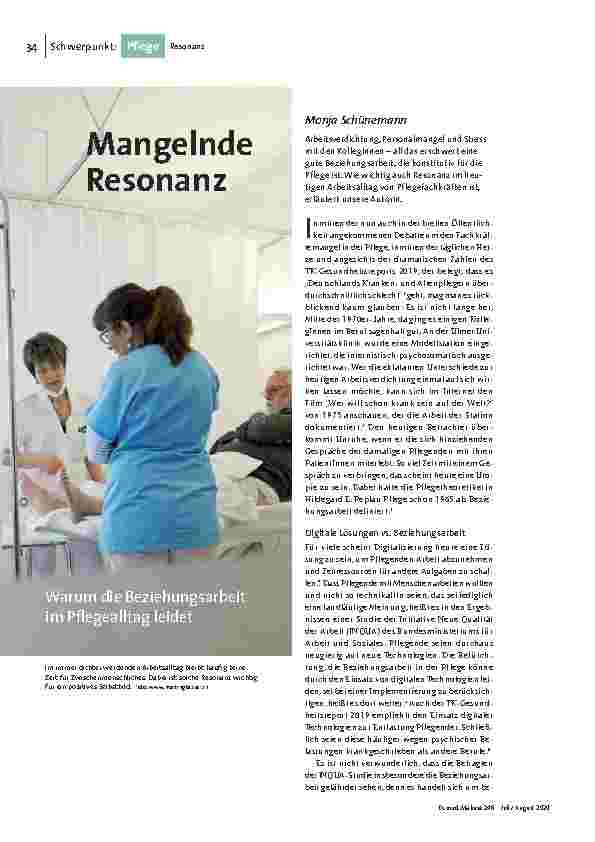[doc_203544] Mangelnde Resonanz