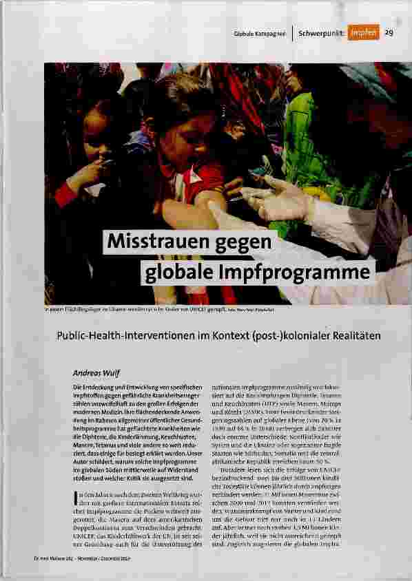 [doc_192700] Misstrauen gegen globale Impfprogramme