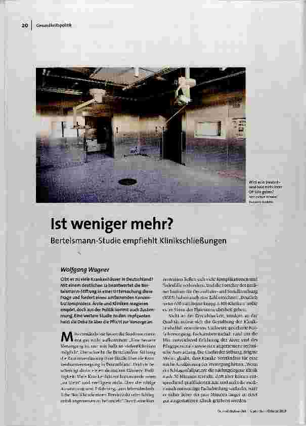 [doc_191498] Ist weniger mehr?