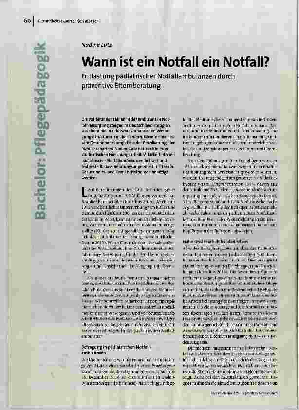 [doc_185082] Wann ist ein Notfall ein Notfall?