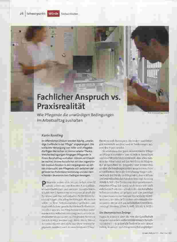 [doc_176064] Fachlicher Anspruch vs. Praxisrealität