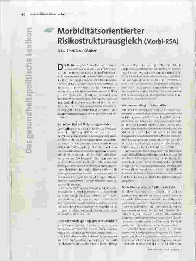 [doc_168241] Morbiditätsorientierter Risikostrukturausgleich (Morbi-RSA)
