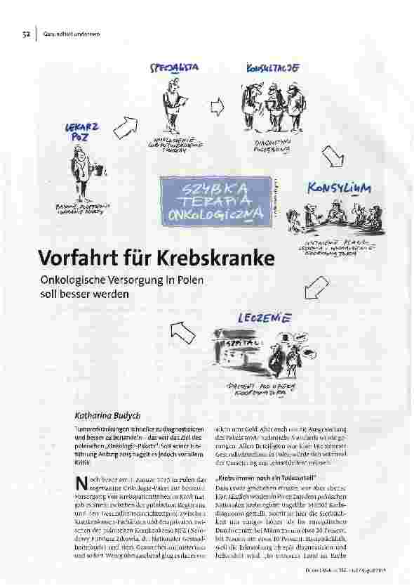 Vorfahrt für Krebskranke