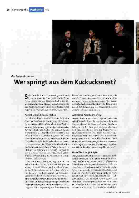 [doc_160284] Wer springt aus dem Kuckucksnest?
