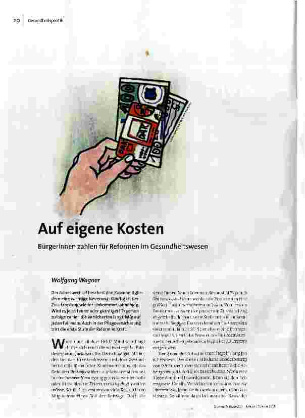 Auf eigene Kosten