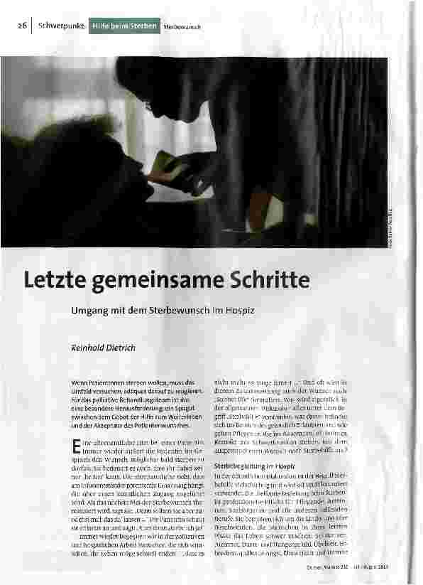 [doc_151330] Letzte gemeinsame Schritte