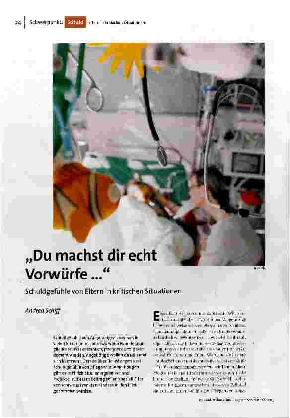 [doc_144996] Du machst dir echt Vorwürfe...