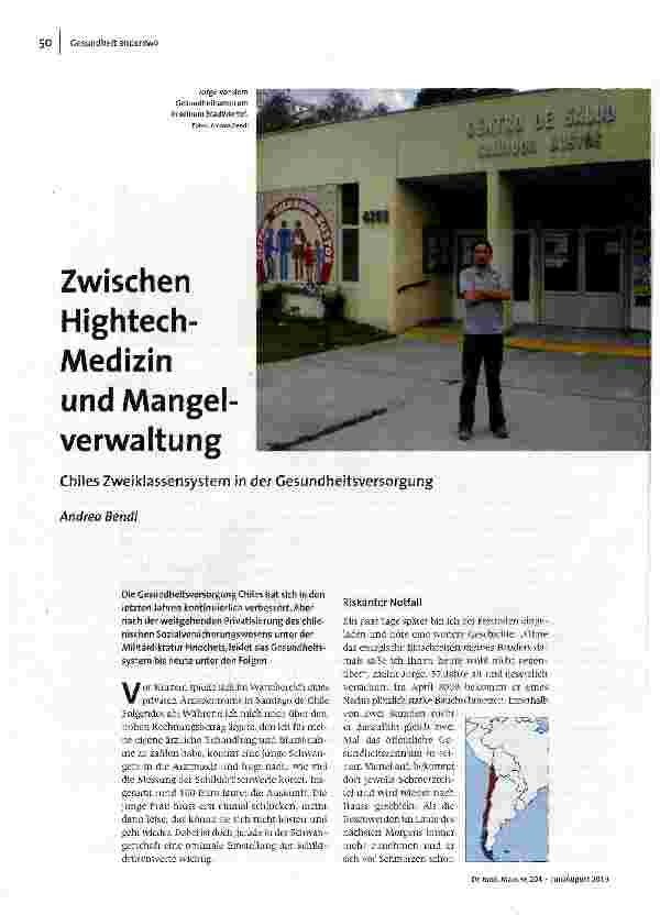 [doc_143826] Zwischen Hightech-Medizin und Mangelverwaltung