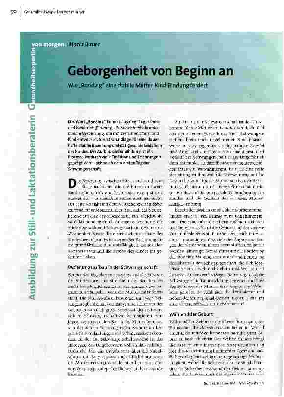 [doc_141267] Geborgenheit von Beginn an