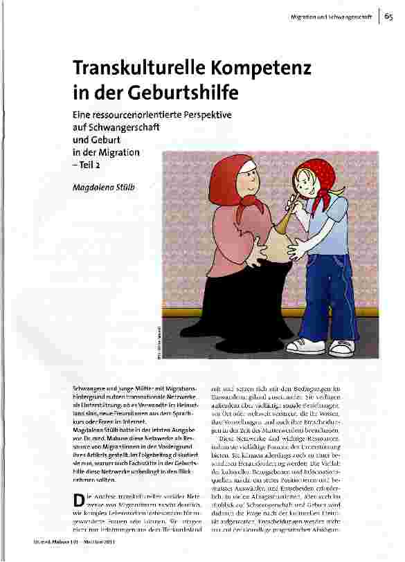 [doc_125758] Transkulturelle Kompetenz in der Geburtshilfe
