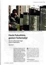 Heute Fukushima, gestern Tschernobyl