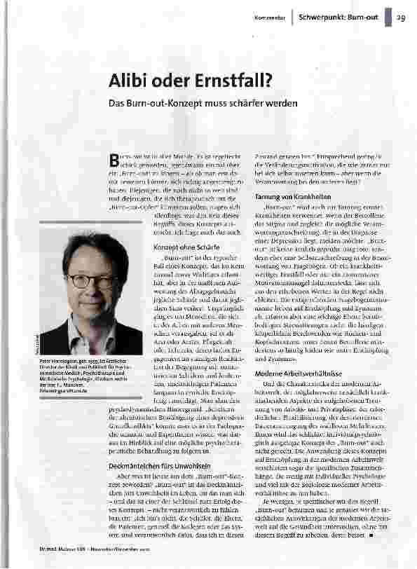 [doc_121160] Alibi oder Ernstfall?