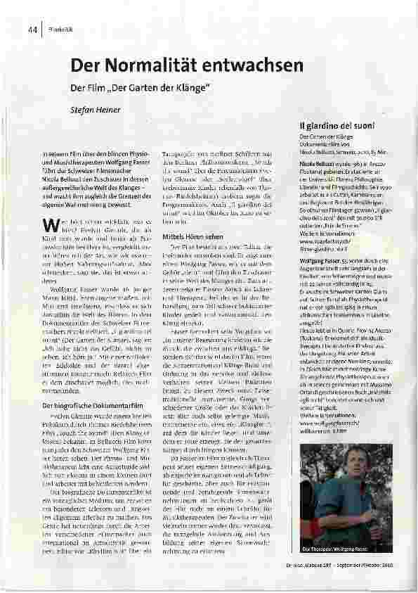 [doc_119922] Der Normalität entwachsen