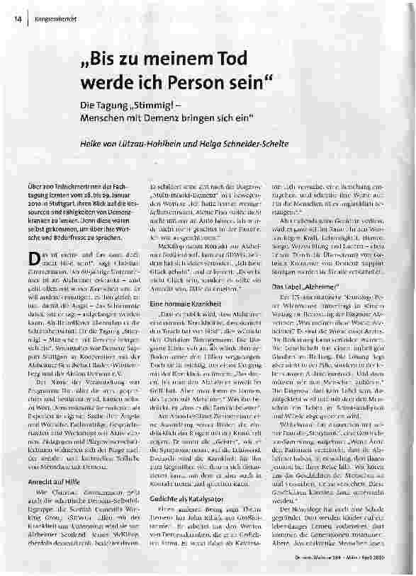 [doc_116385] Bis zu meinem Tod werde ich Person sein