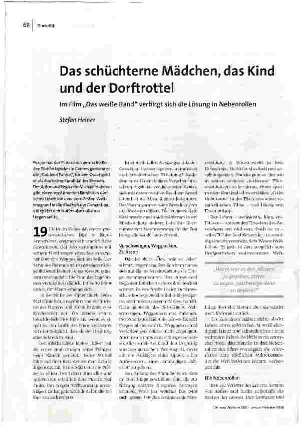 [doc_114785] Das schüchterne Mädchen, das Kind und der Dorftrottel