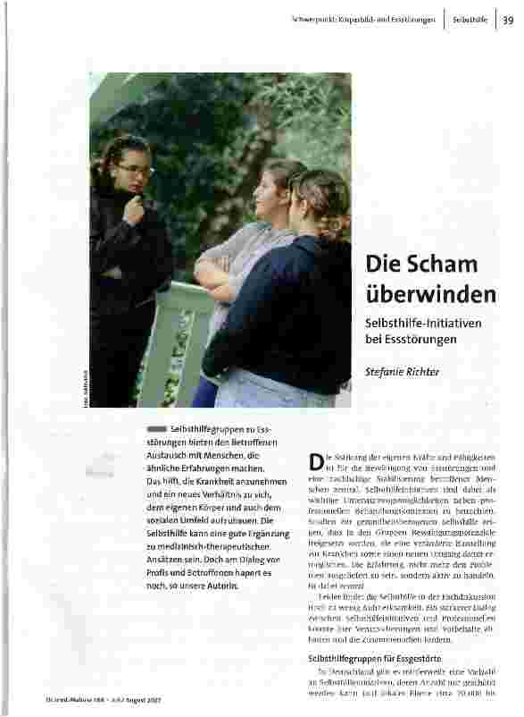 Die Scham überwinden