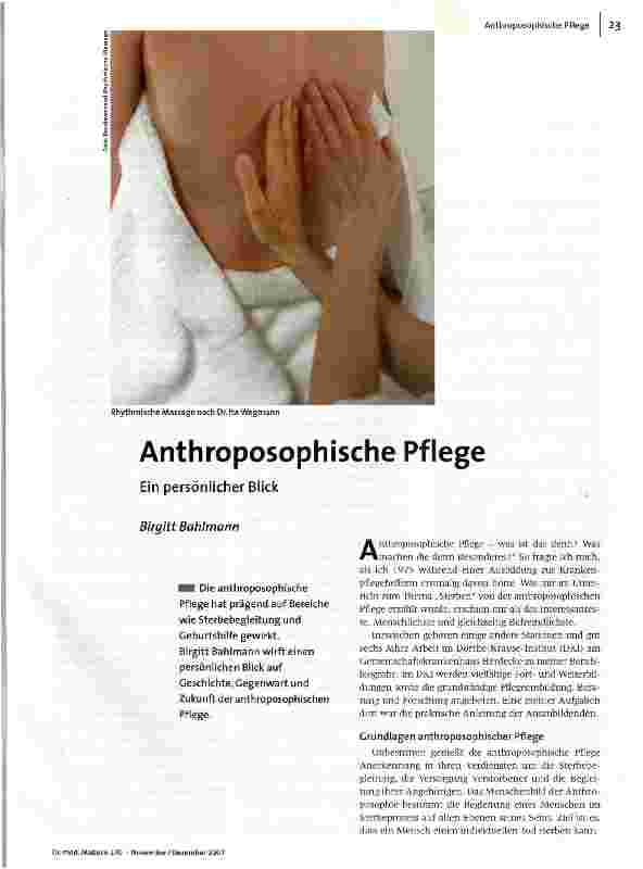 [doc_100631] Anthroposophische Pflege