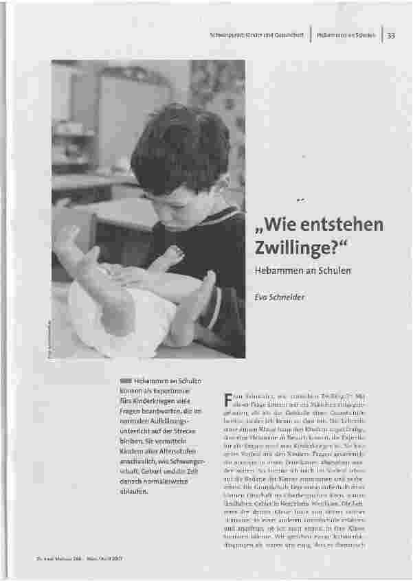 [doc_97170] Wie entstehen Zwillinge?Hebammen an Schulen