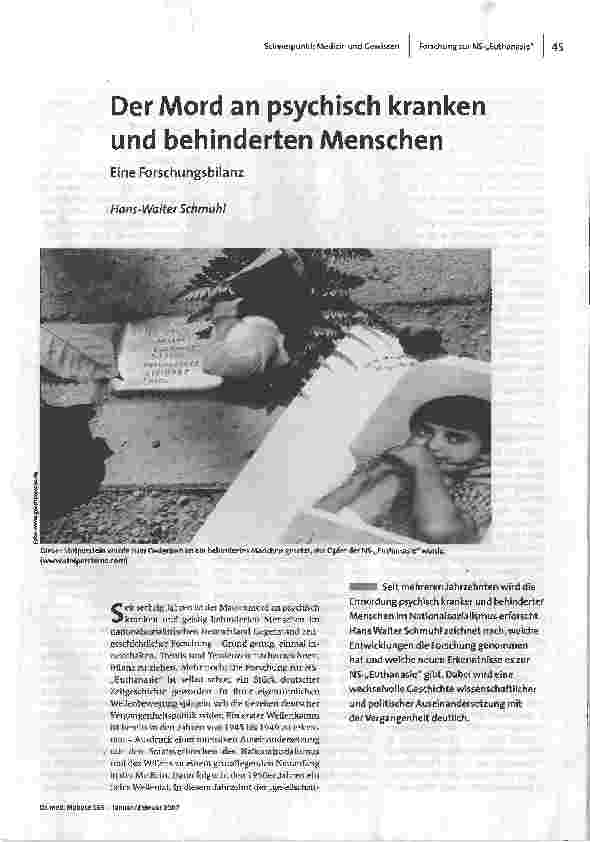 [doc_96143] Der Mord an psychisch kranken und behinderten Menschen