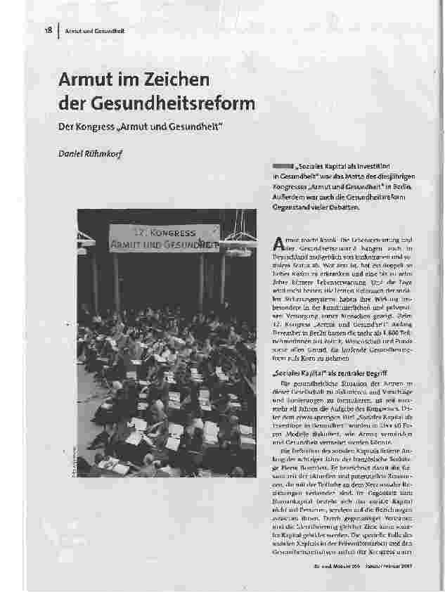 [doc_96136] Armut im Zeichen der Gesundheitsreform