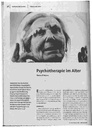 Psychotherapie im Alter