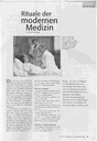 Rituale der modernen Medizin