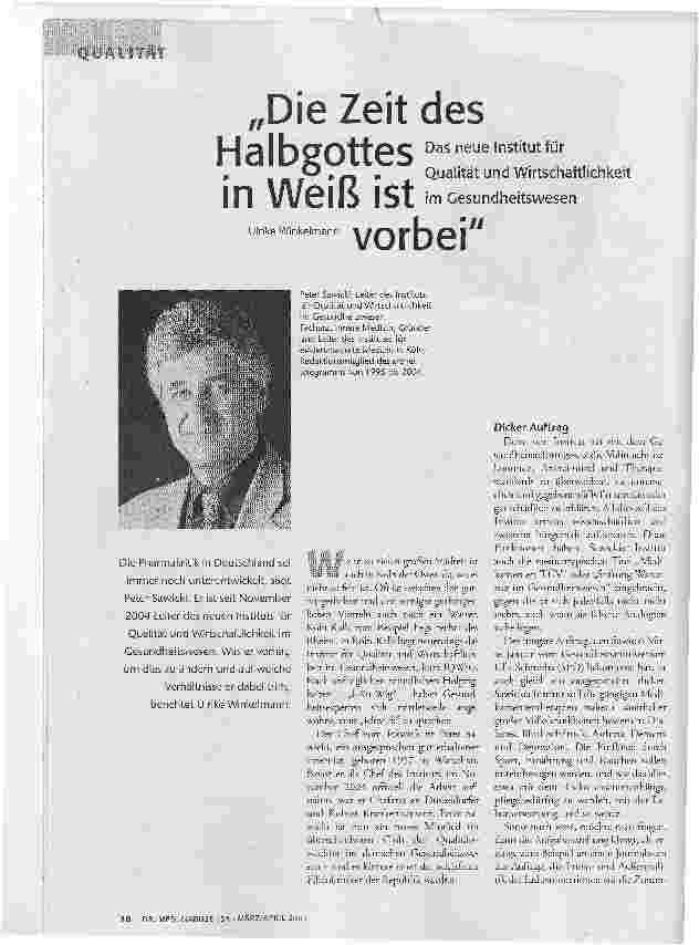 [doc_84442] Die Zeit des Halbgottes in Weiß ist vorbei